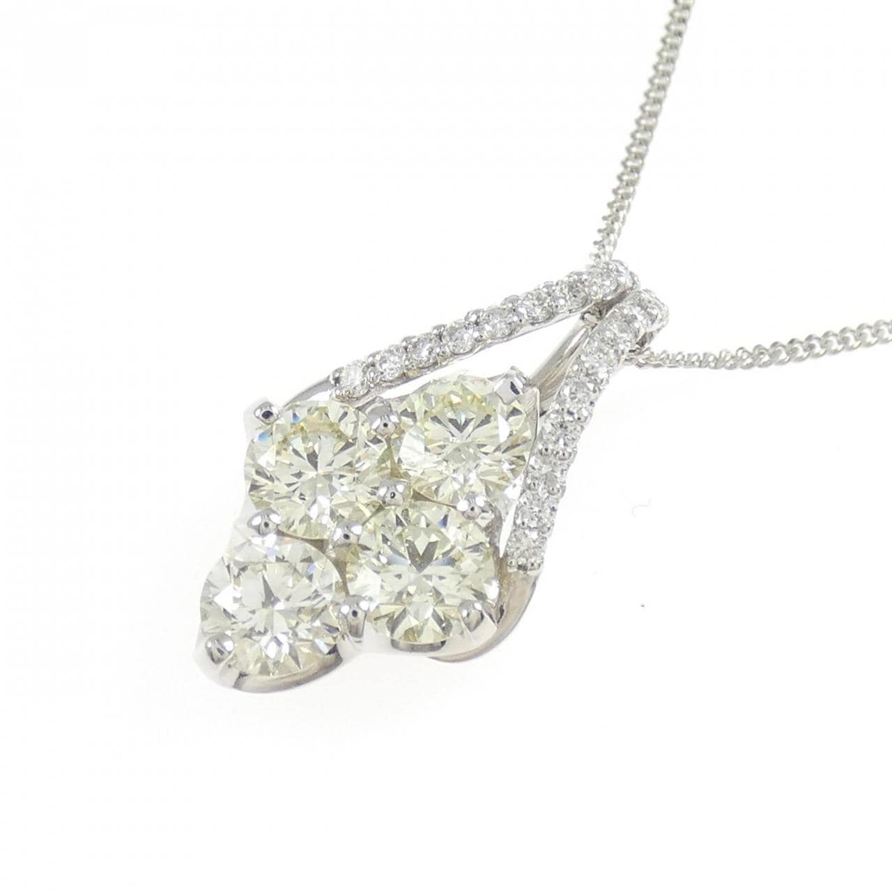 PT900/PT850 ダイヤモンド ネックレス 1.279CT