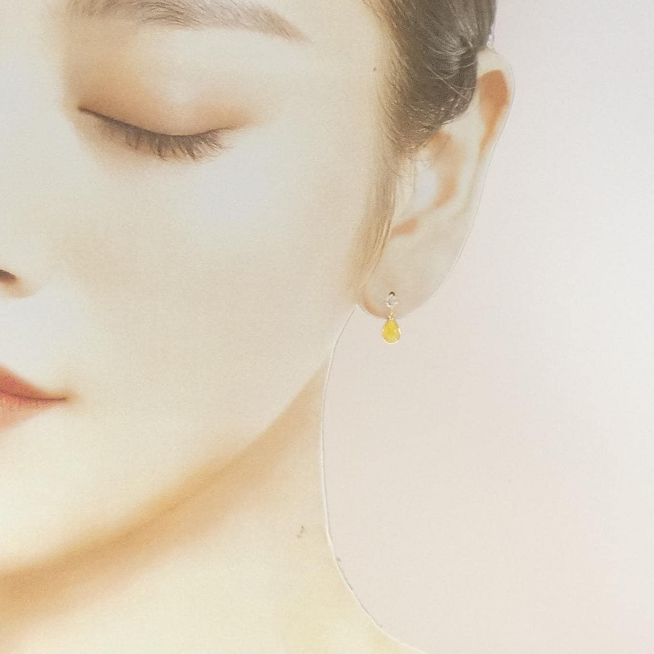 K18YG オパール ピアス