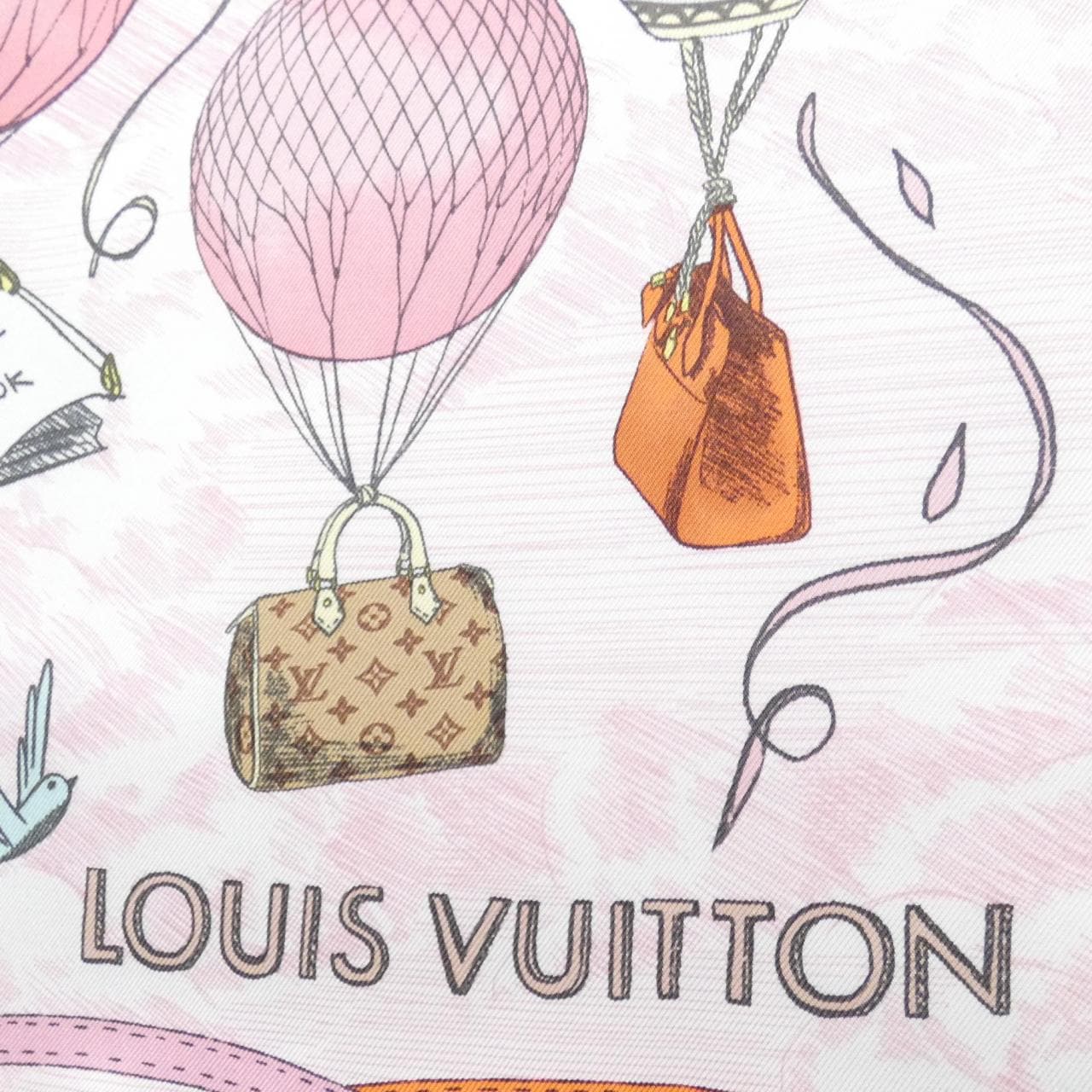 ルイヴィトン カレ アップ アンド アウェイ 90cm M77661 スカーフ