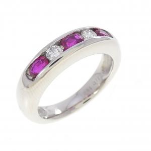 PT900 ルビー リング 0.64CT