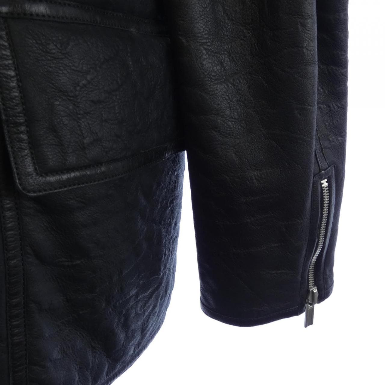 エルメス HERMES 32-5014 レザーコート