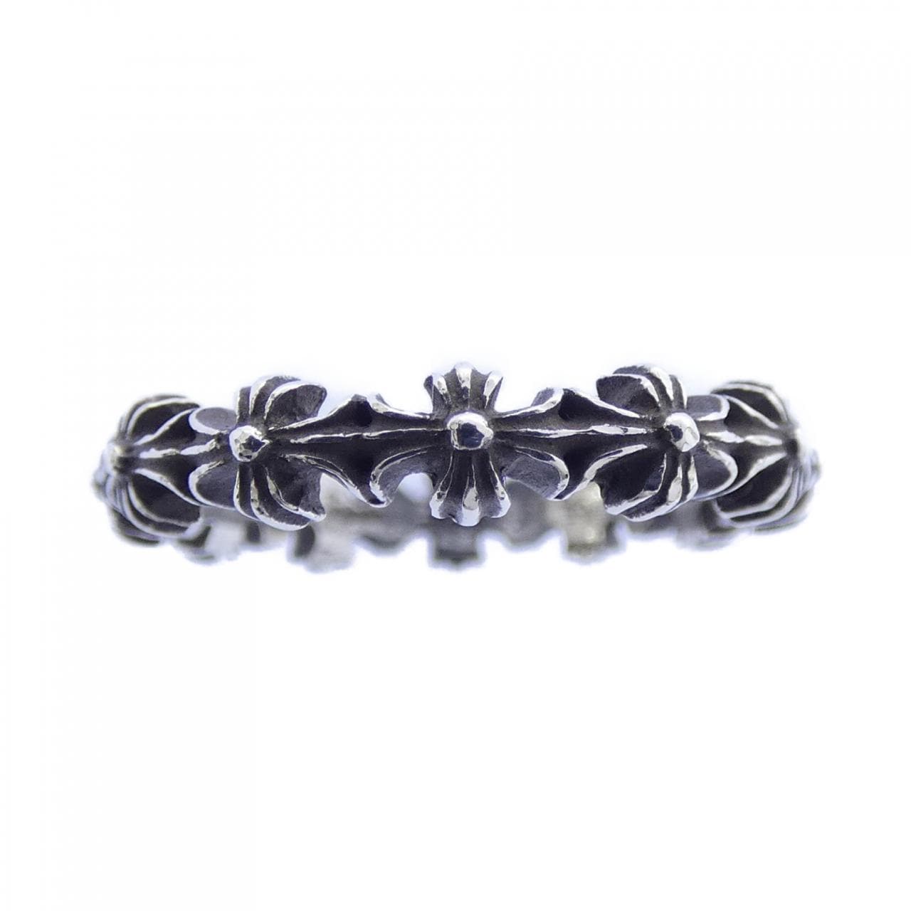 クロムハーツ CHROME HEARTS TINY E CH PLS BAND 207192003SLV RING