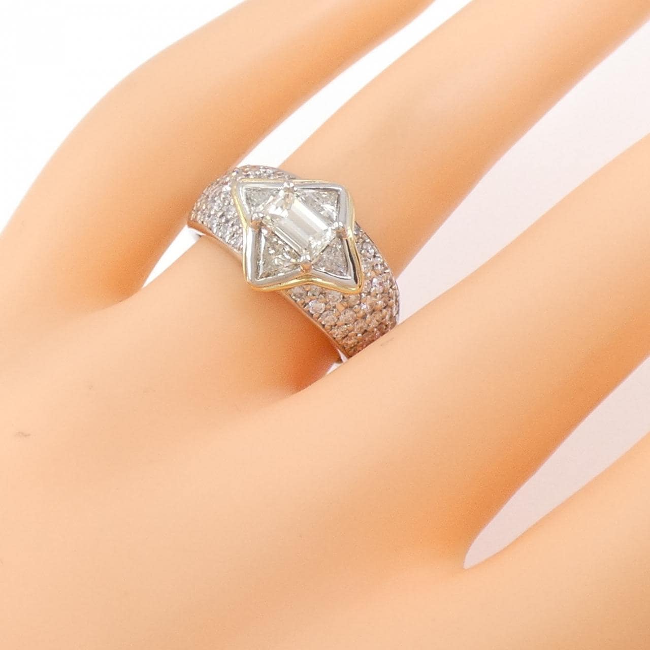 PT/K18YG Diamond Ring 0.510CT
