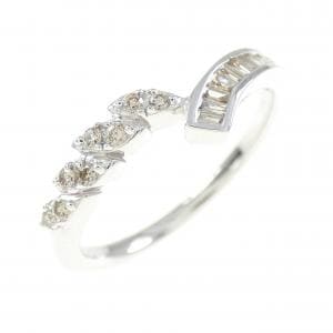 K18WG ダイヤモンド リング 0.15CT