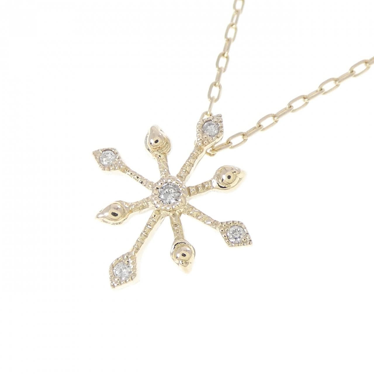 K10YG ダイヤモンド ネックレス