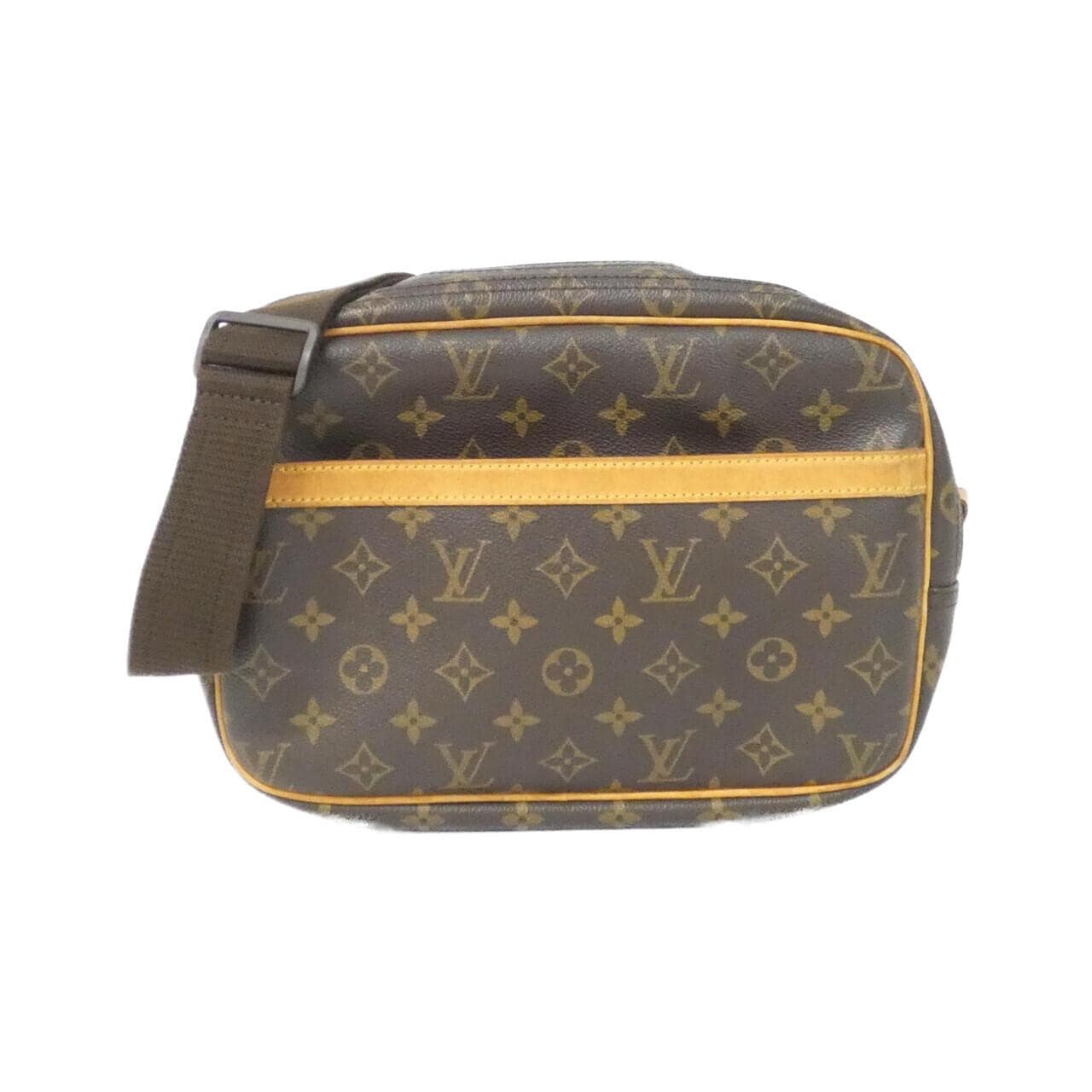 LOUIS VUITTON Monogram Reporter 28 公分 M45254 單肩包
