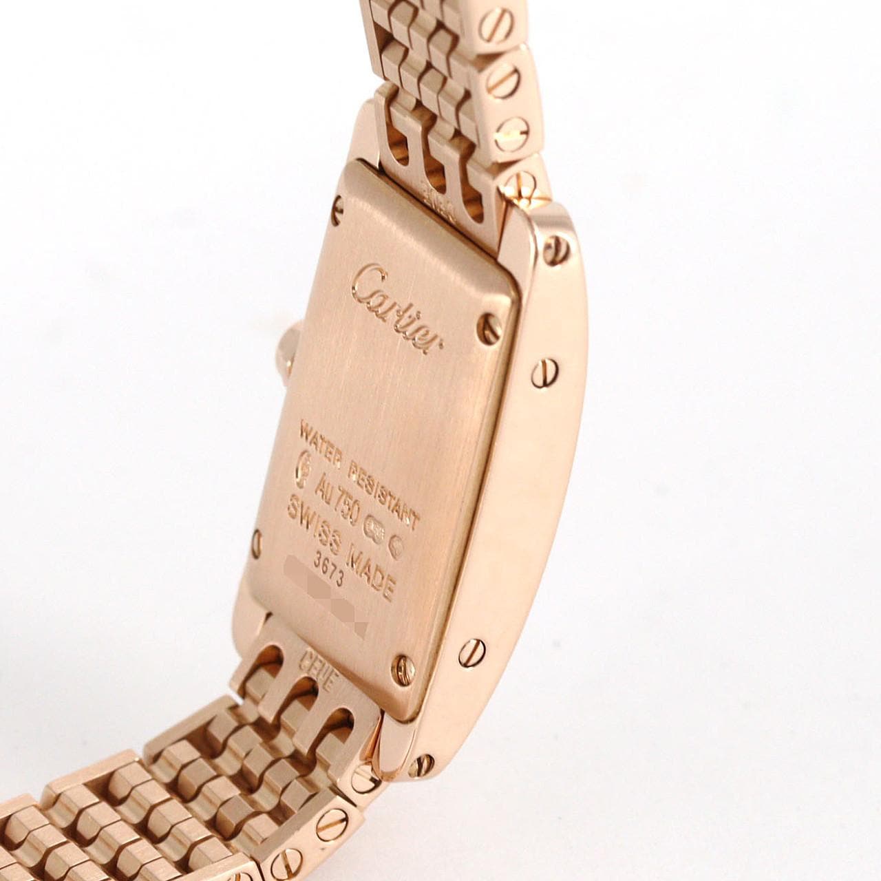 カルティエ ミニタンクアメリカン PG/D WB710012 PG･RG クォーツ