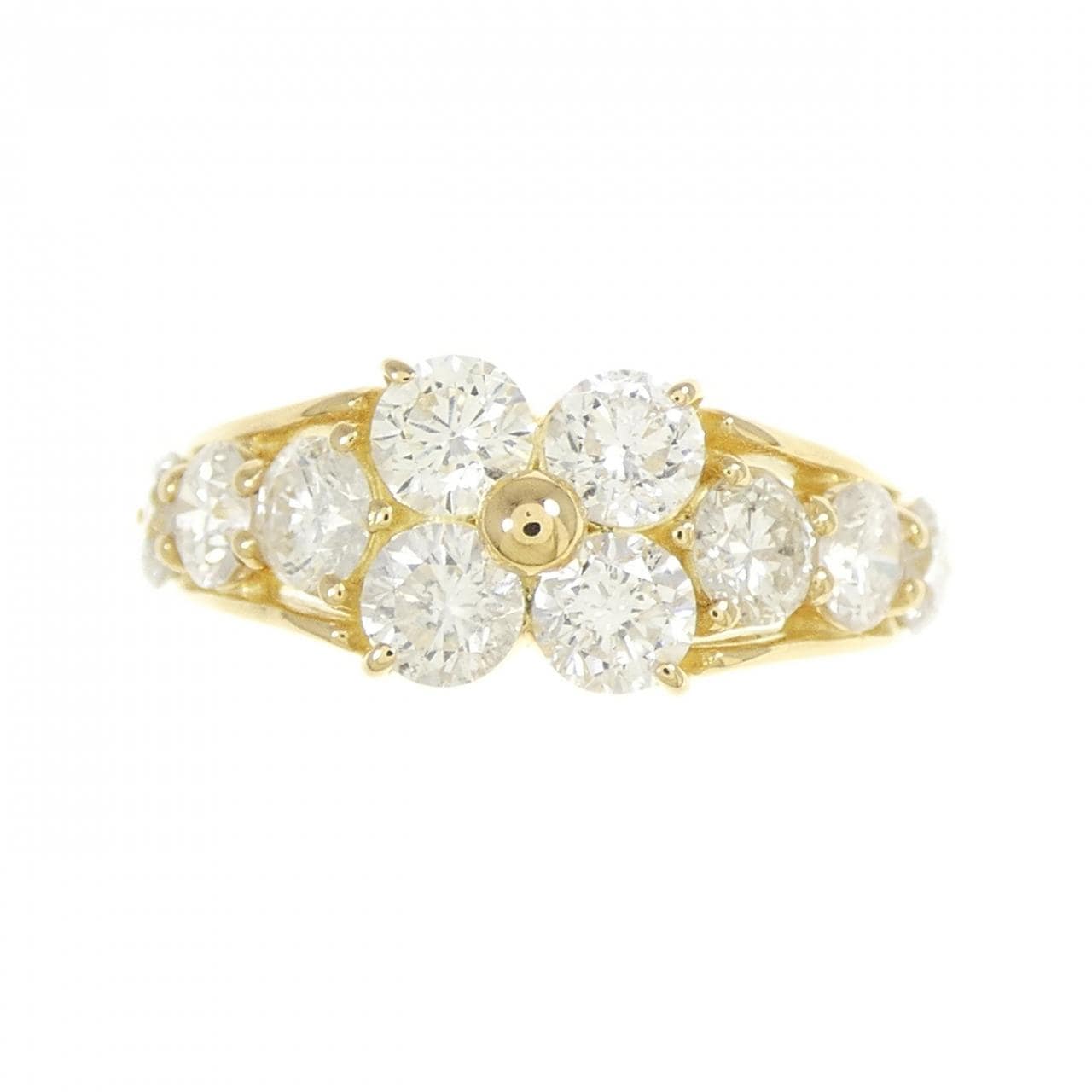 K18YG ダイヤモンド リング 2.00CT