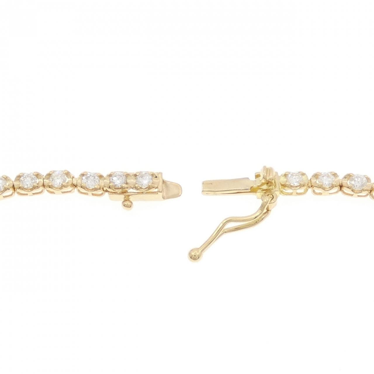 K18YG ダイヤモンド ブレスレット 1.00CT