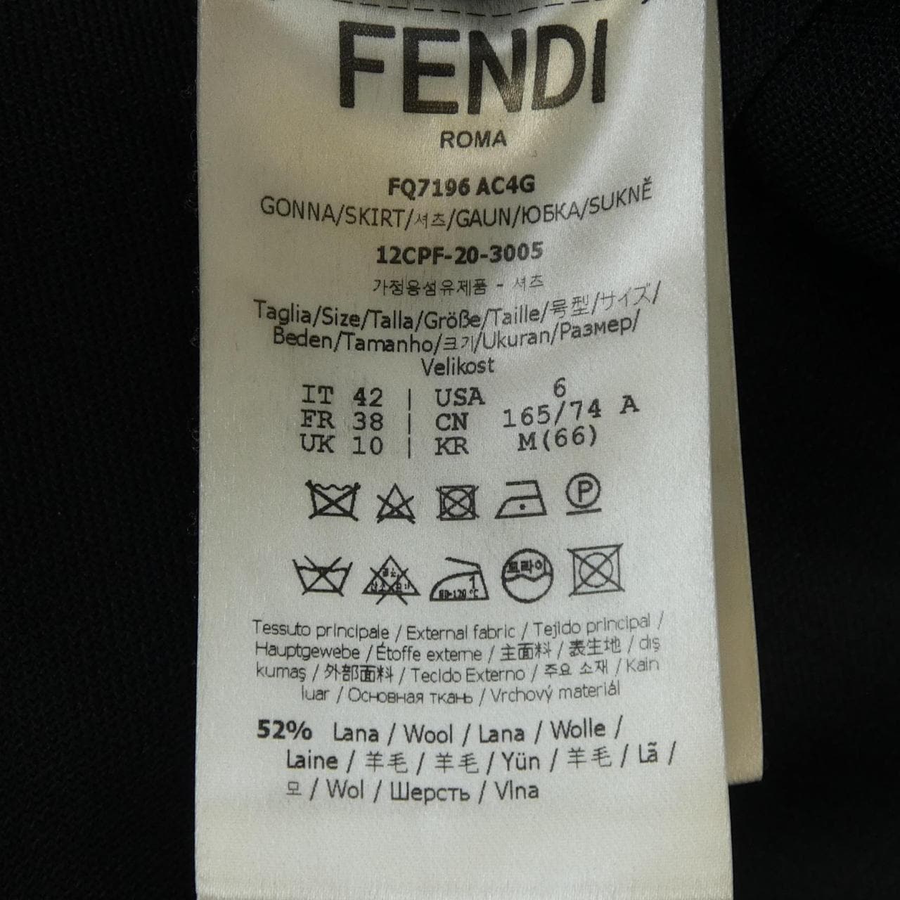 フェンディ FENDI FQ7196 AC4G スカート