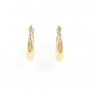 K18YG フープ ピアス