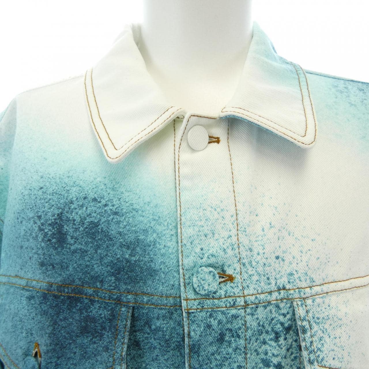 LOUIS VUITTON Vuitton LV Spray Denim Jacket HOA10WU14 Denim Jacket