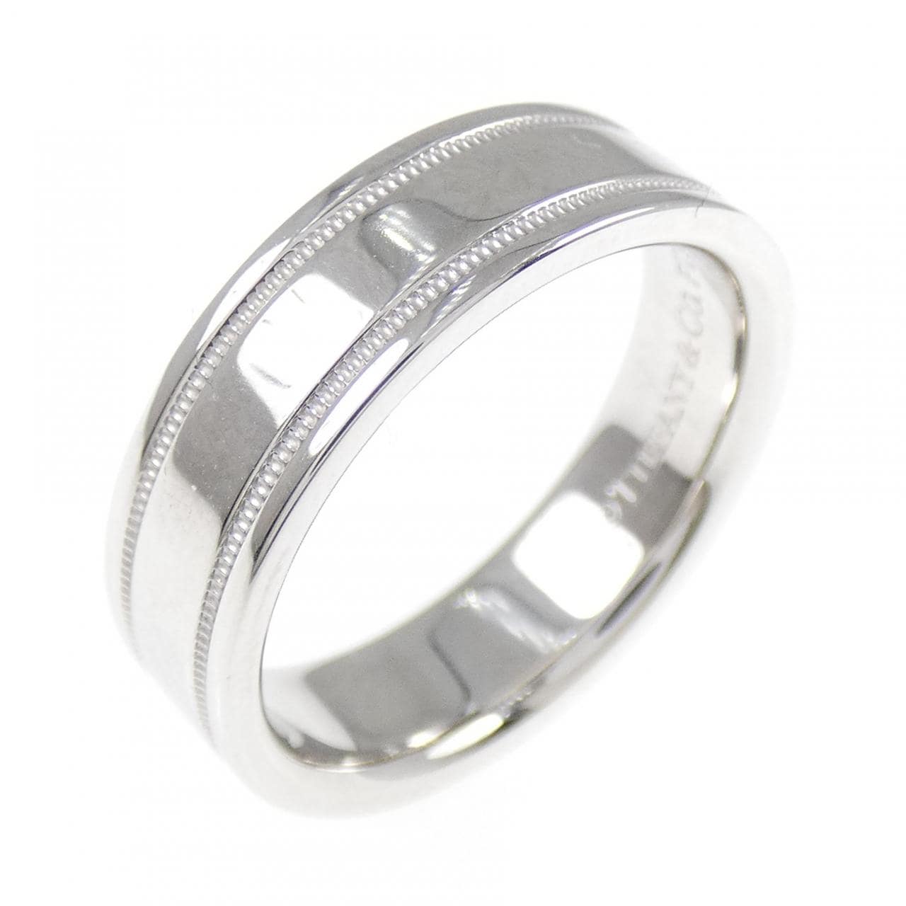 ティファニー ダブルミルグレイン リング