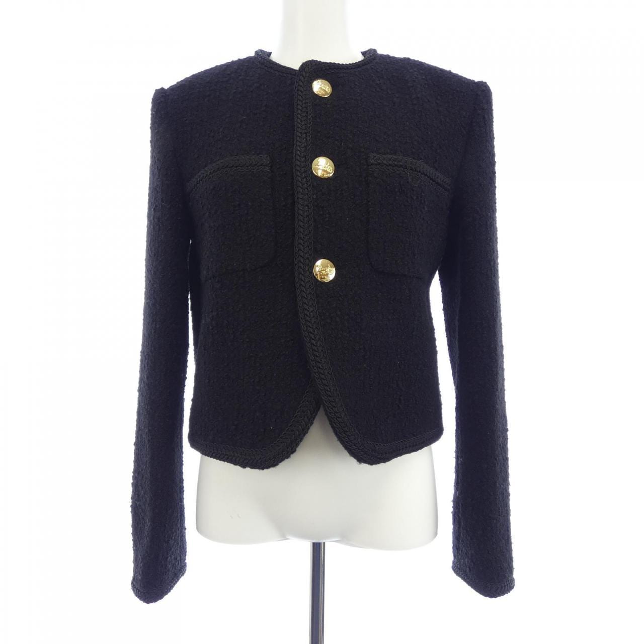 セリーヌ CELINE シャスールジャケット 2V00C764L ノーカラージャケット