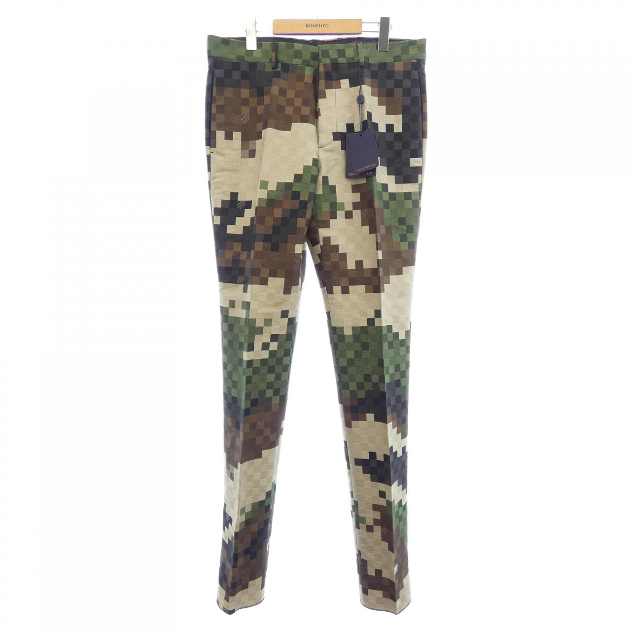 ルイヴィトン LOUIS VUITTON テーラードコットンダミエシガレットパンツ HQP60WHSB パンツ