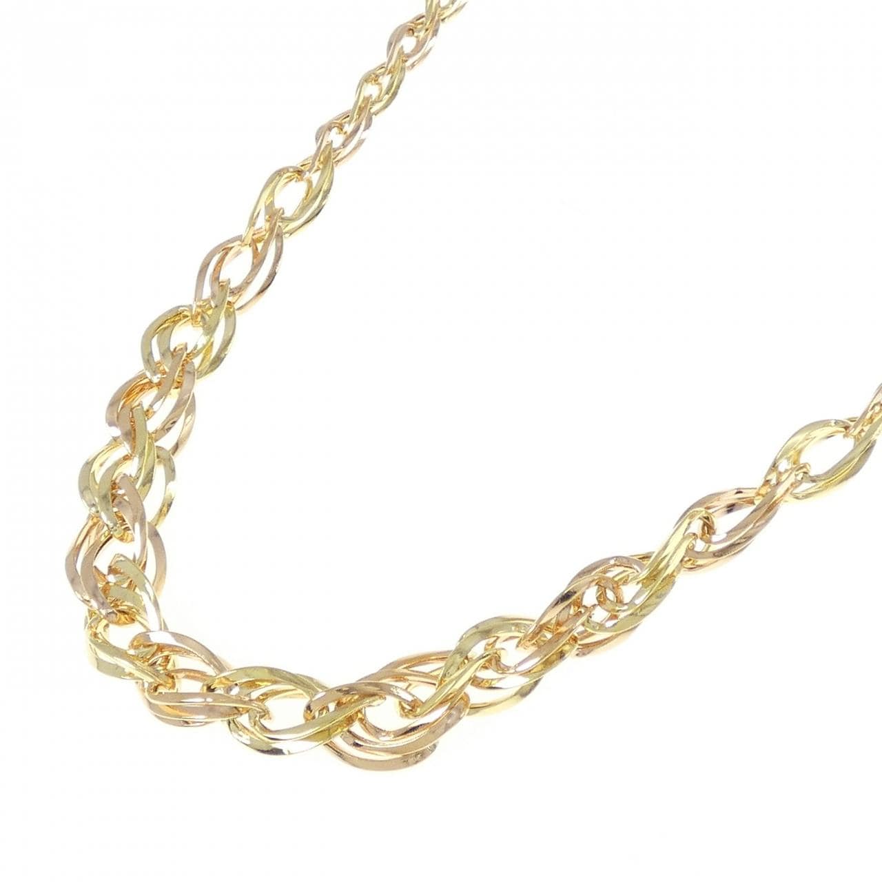 K18YG/K18PG necklace