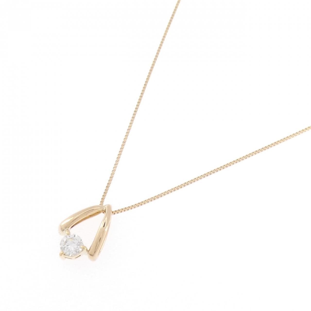 K18YG ダイヤモンド ネックレス 0.309CT