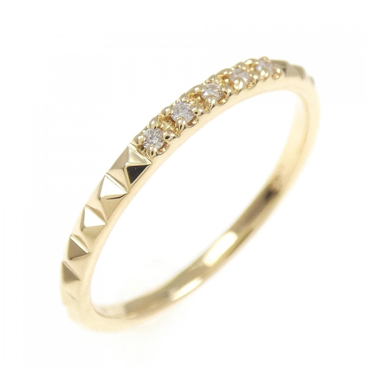 K18YG ダイヤモンド リング 0.03CT