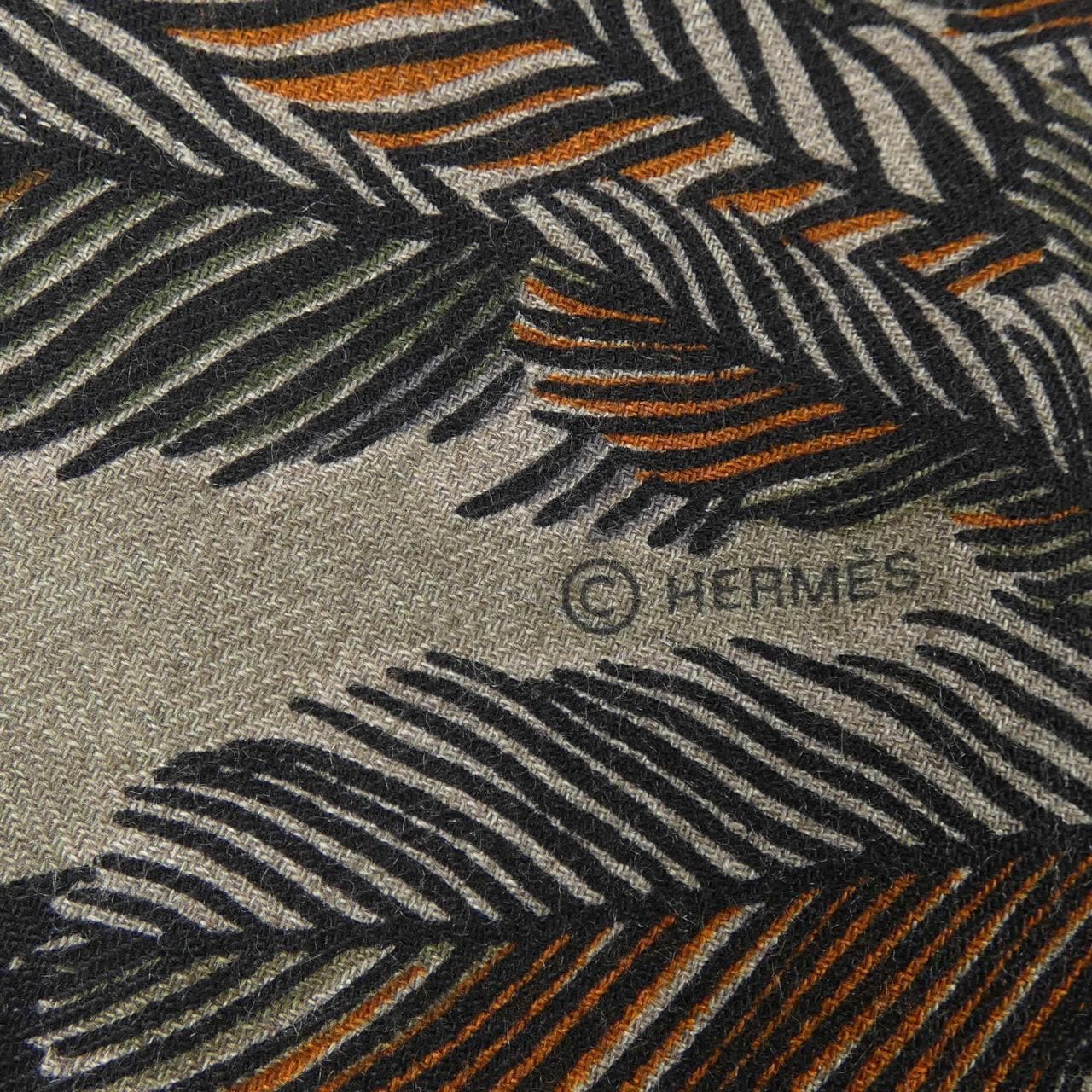 エルメス HERMES ZEBRA PEGASUS H363790S トライアングルジェアン ショール