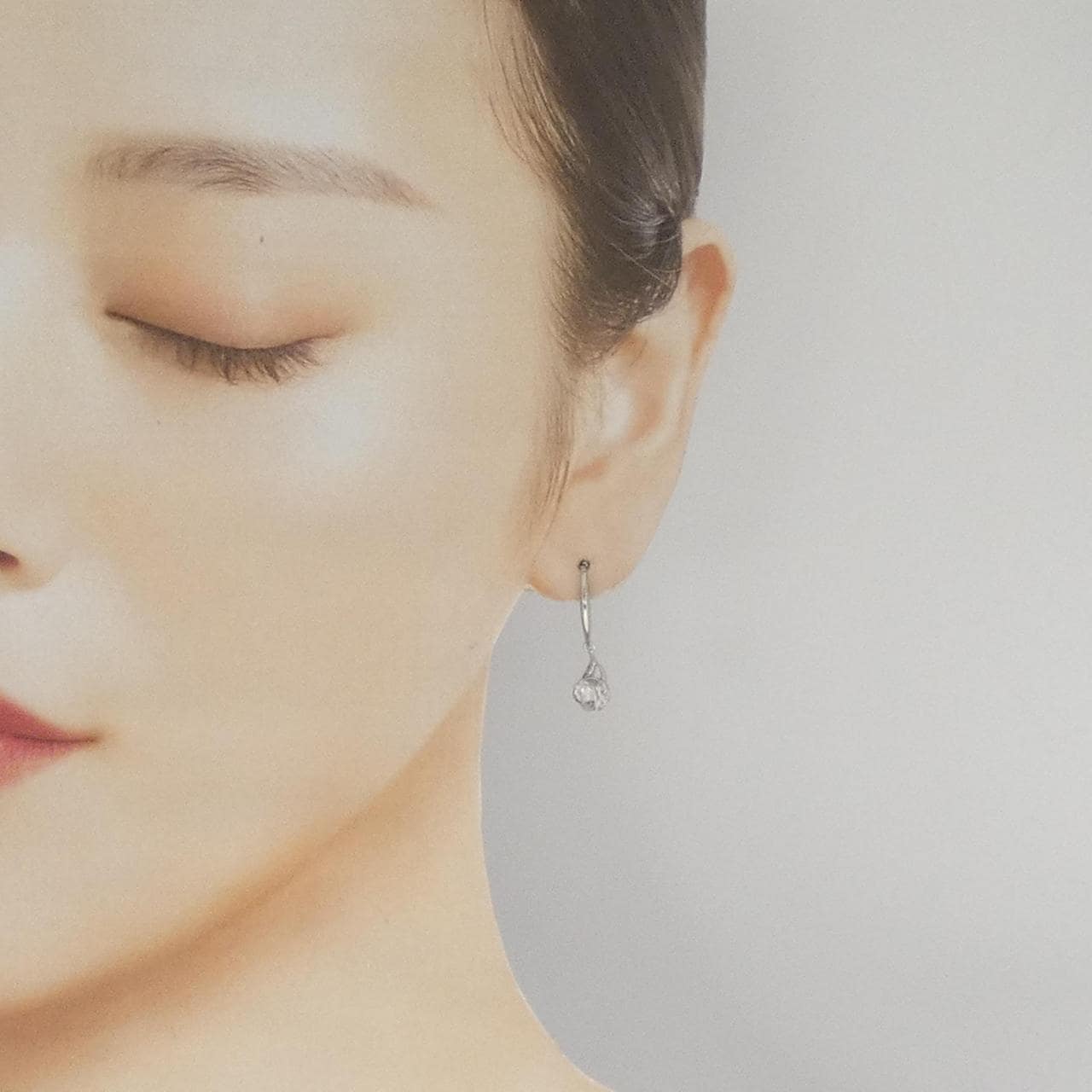 PT900 ダイヤモンド ピアス 0.311CT