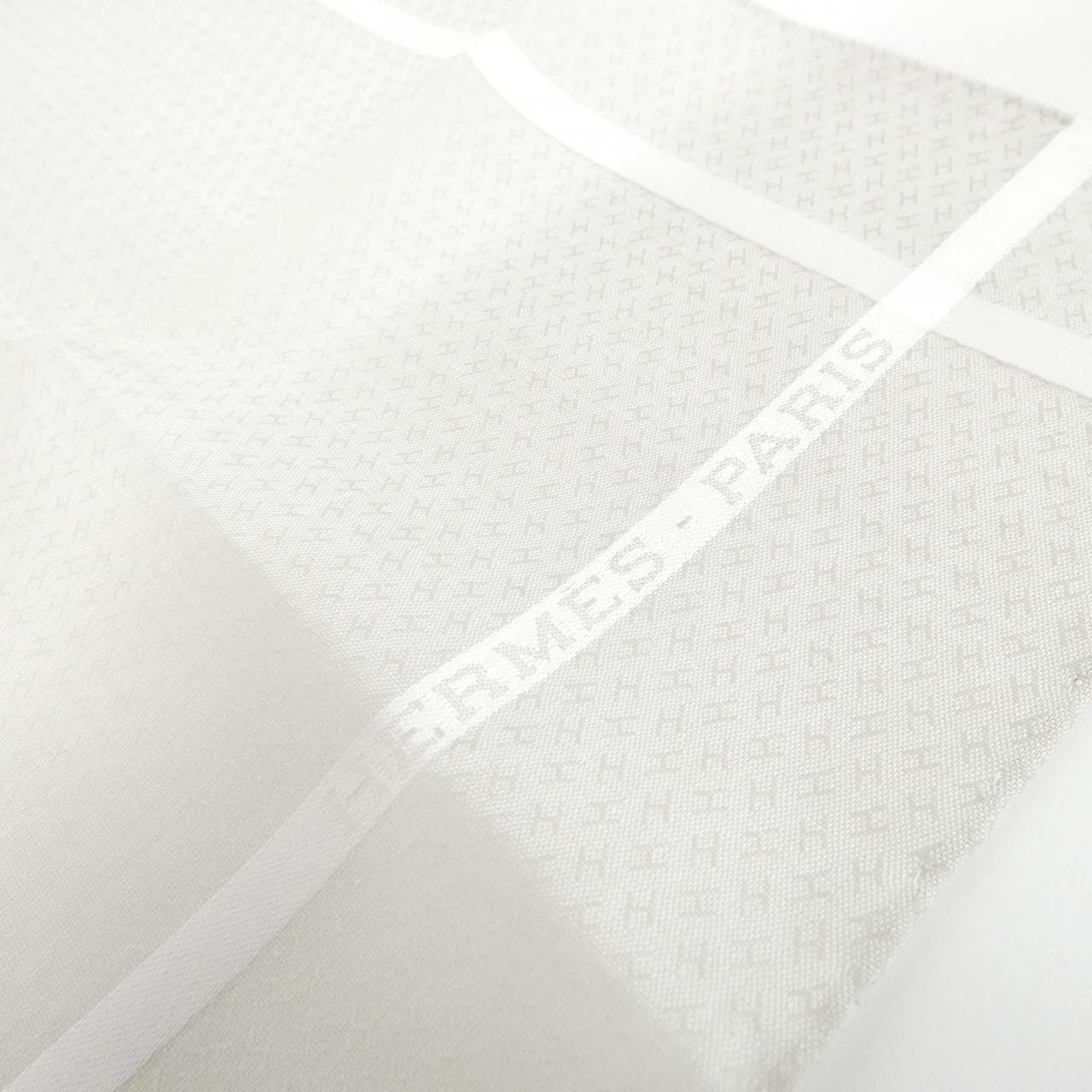 【未使用品】エルメス ジャガード D'H 161014G ハンカチーフ