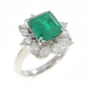 PT900 エメラルド リング 2.02CT