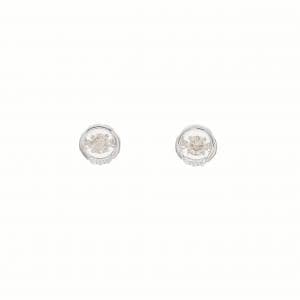 K18WG ダイヤモンド ピアス 0.20CT