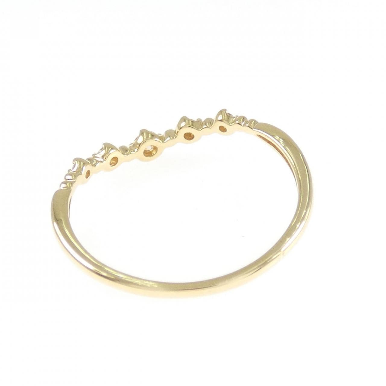K18YG ダイヤモンド リング 0.10CT