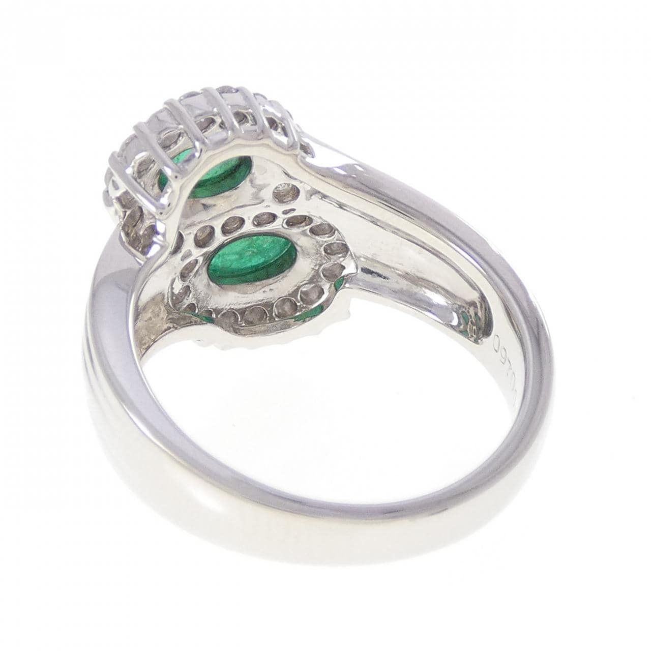 PT900 エメラルド リング 0.97CT
