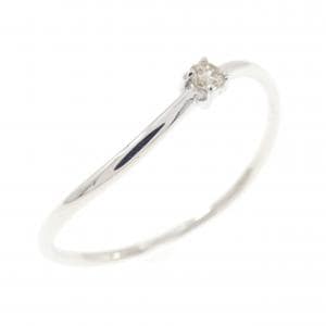 K18WG ダイヤモンド リング 0.06CT