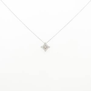 K18WG ダイヤモンド ネックレス 0.30CT