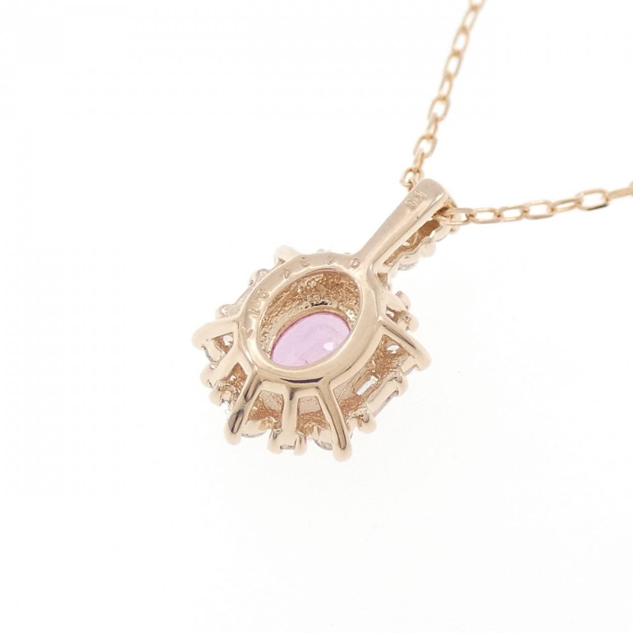 K18PG サファイヤ ネックレス 0.434CT