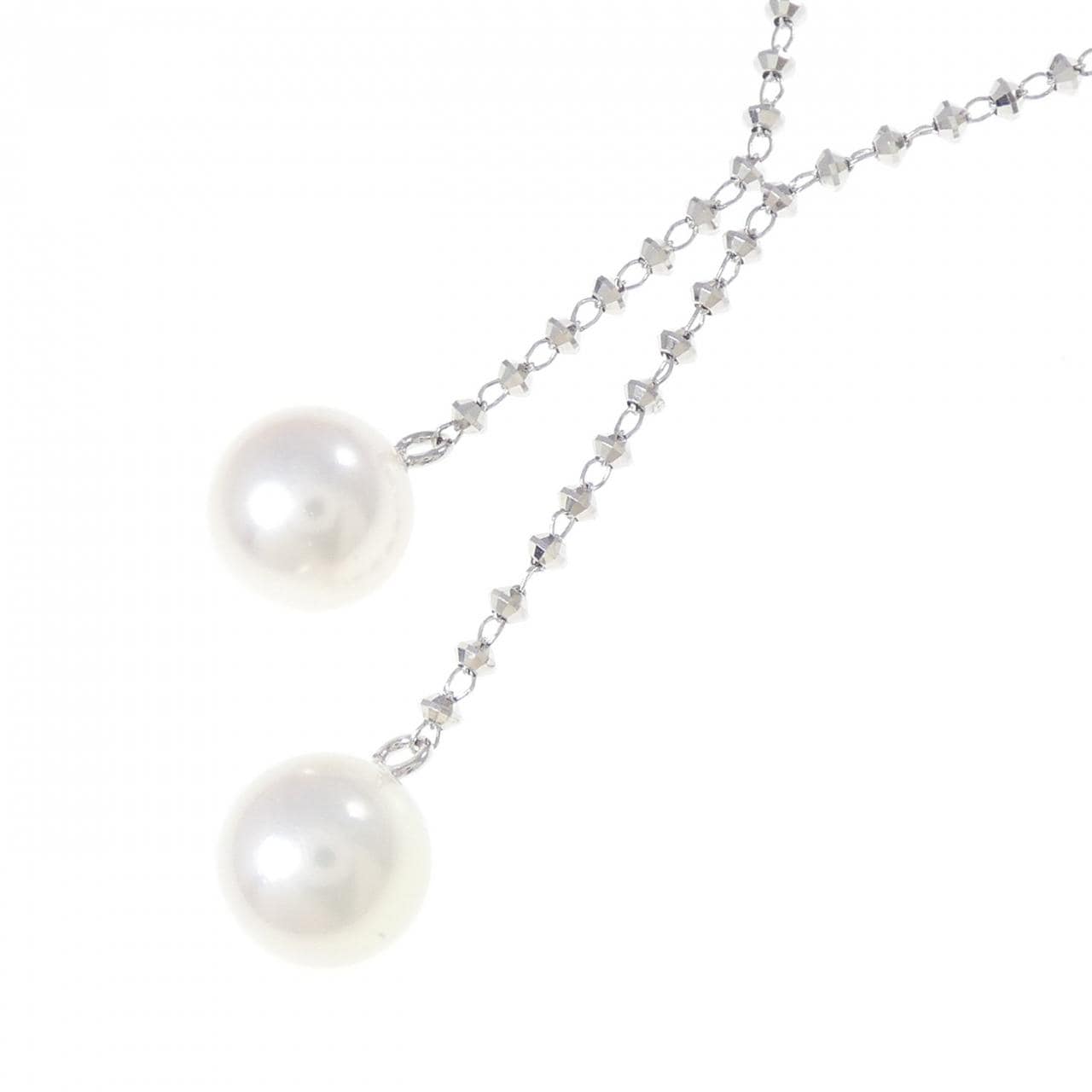 K18WG アコヤパール ネックレス 7.0mm