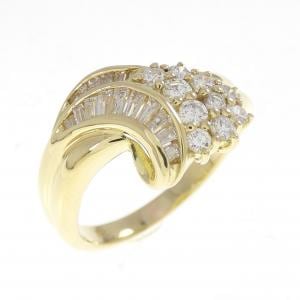 K18YG ダイヤモンド リング 0.70CT