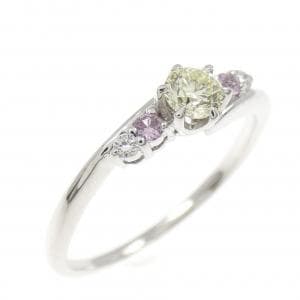 K18WG ダイヤモンド リング 0.181CT
