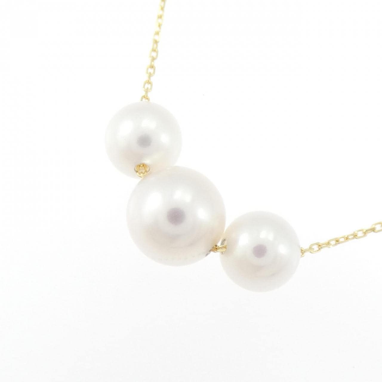 K18YG アコヤパール ネックレス