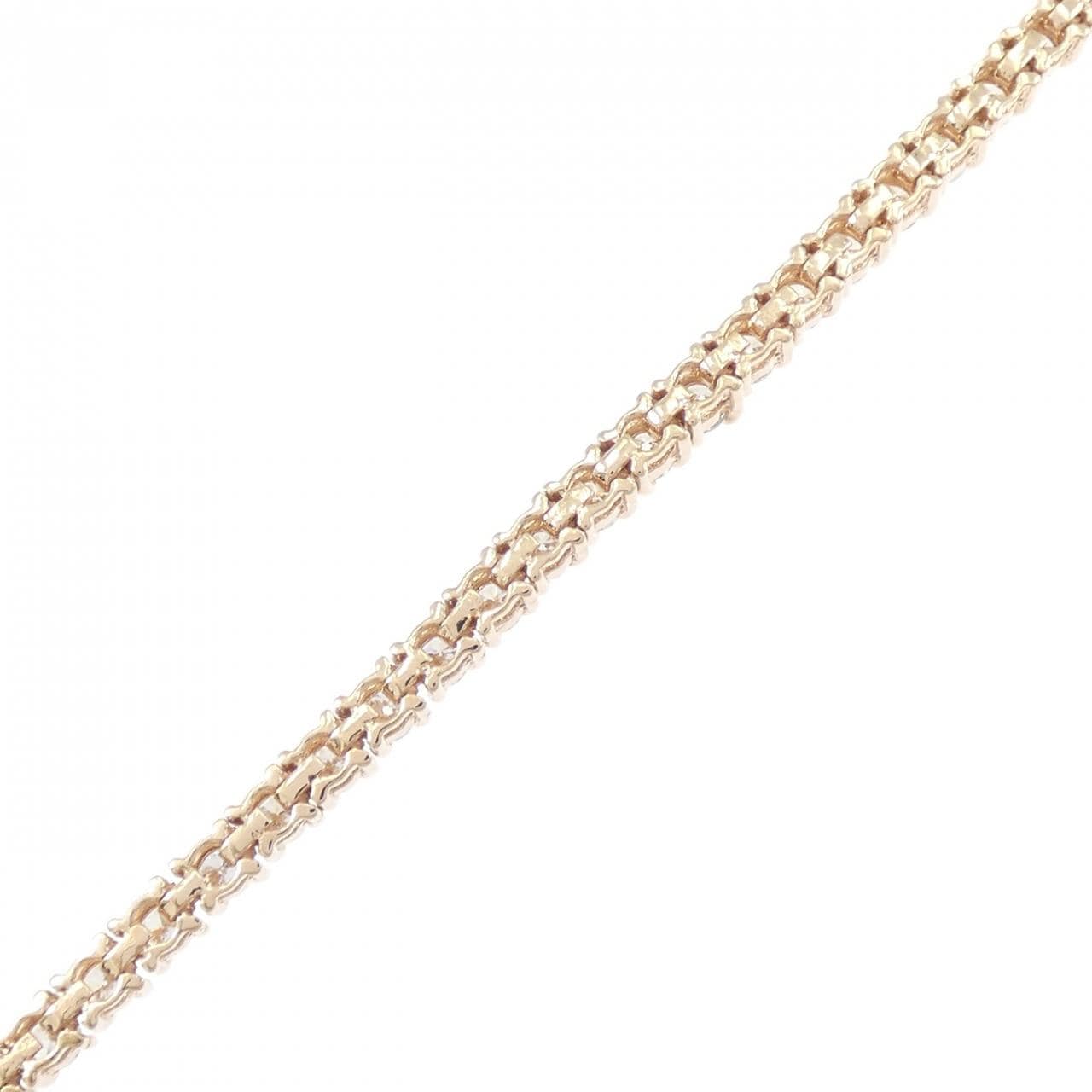 K18PG ダイヤモンド ブレスレット 3.02CT