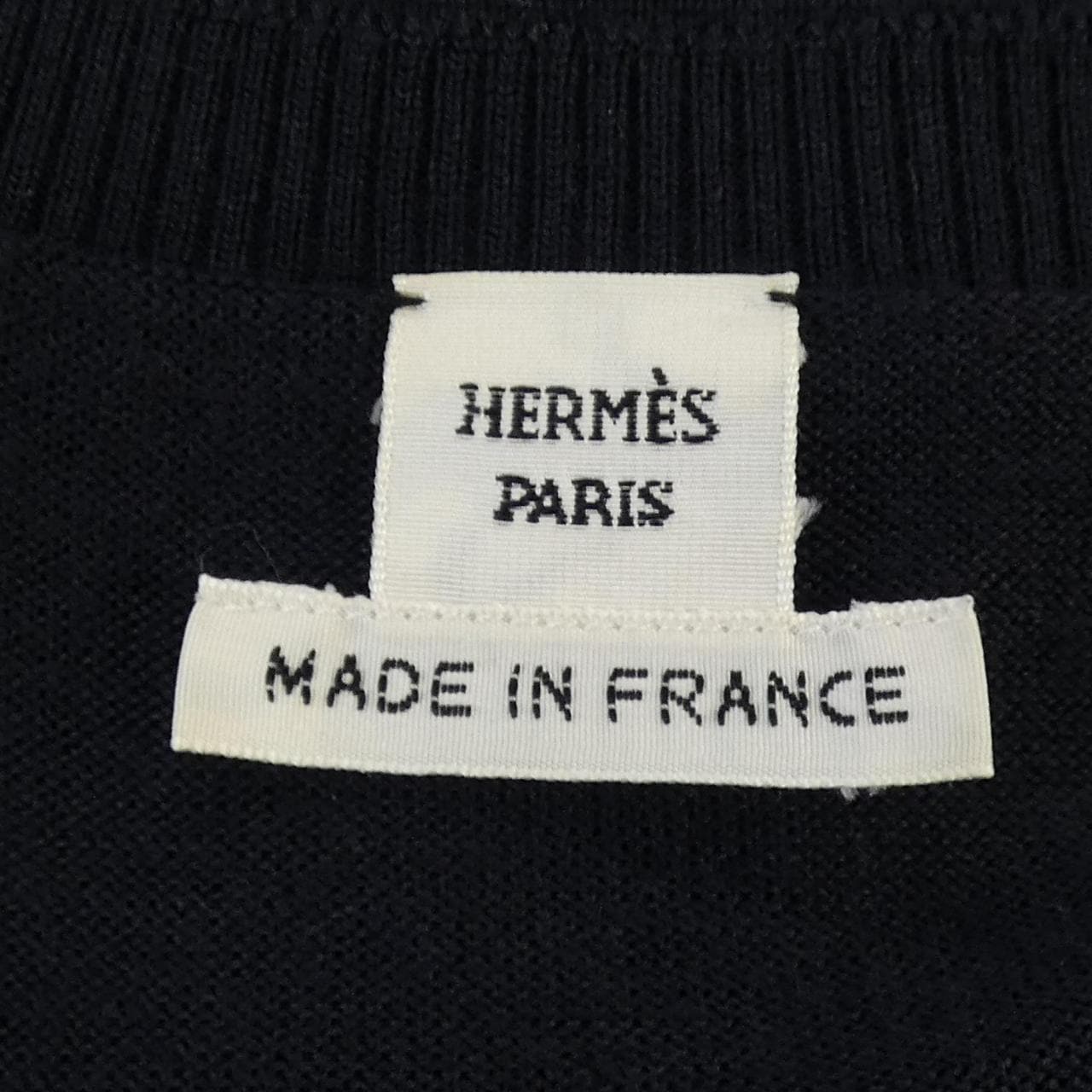 エルメス HERMES CAVAL CADOUR *76-7769 ツイルレーヌ カーディガン