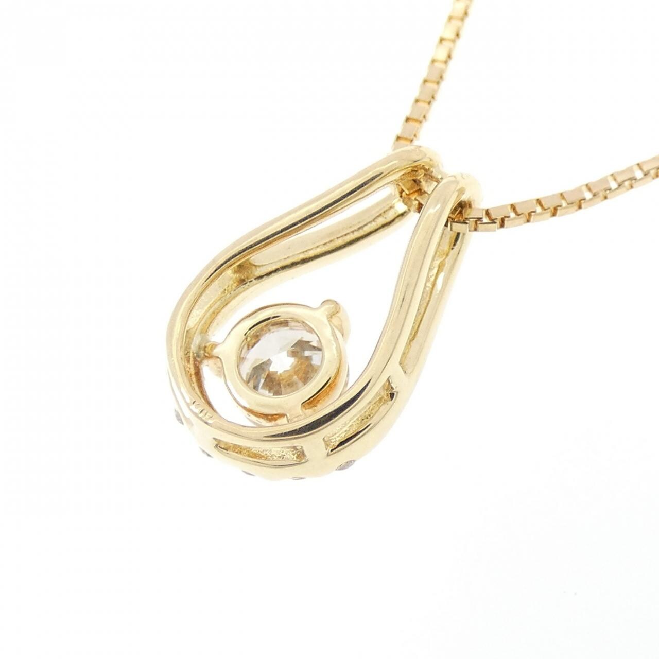 K18YG ダイヤモンド ネックレス 0.202CT