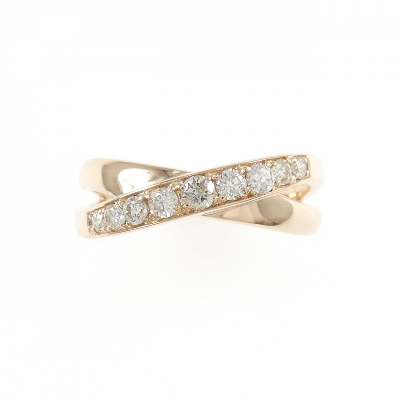 K18PG ダイヤモンド リング 0.30CT