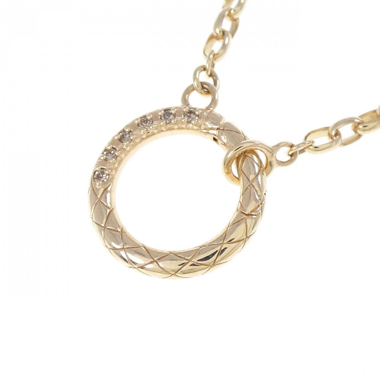 アガット ダイヤモンド ネックレス 0.02CT