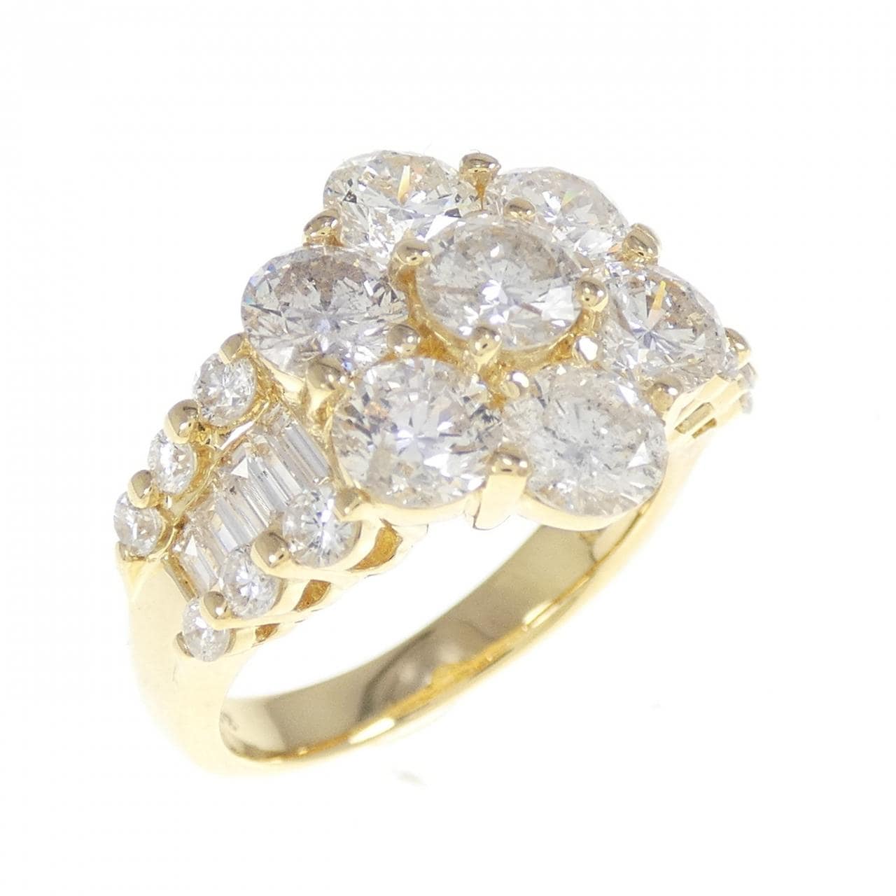K18YG ダイヤモンド リング 3.00CT