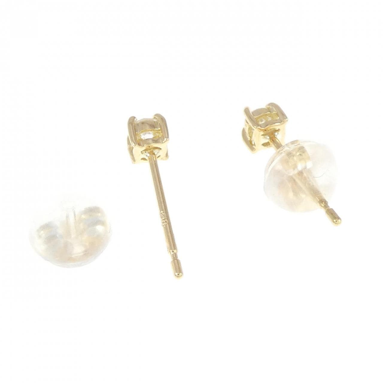 [Remake] K18YG Diamond earrings 0.10CT