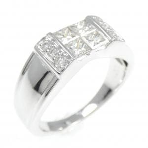 K18WG ダイヤモンド リング 0.70CT