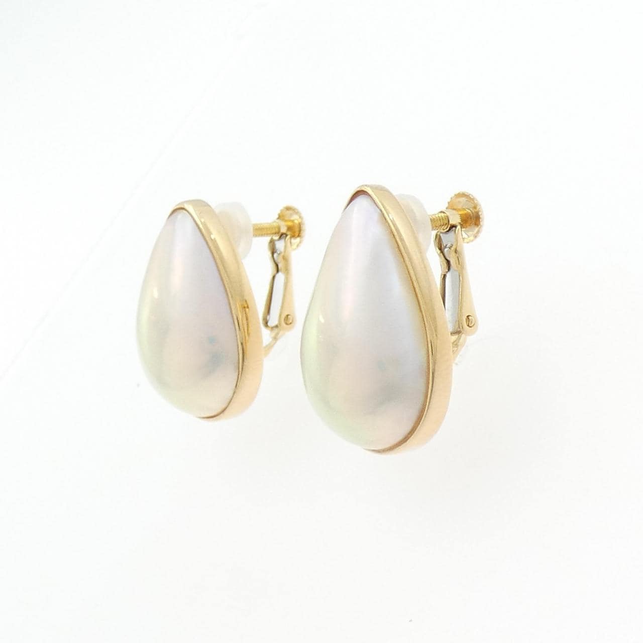 Tasaki mabe pearl earrings