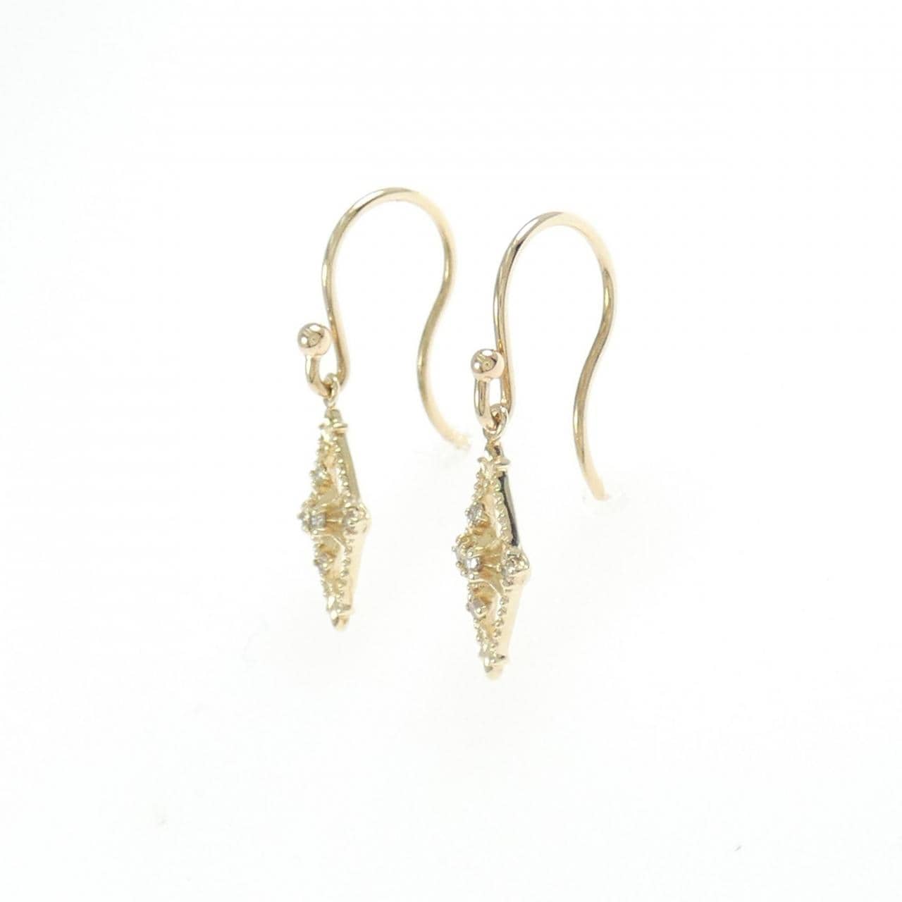 K10YG鑽石耳環 0.06CT
