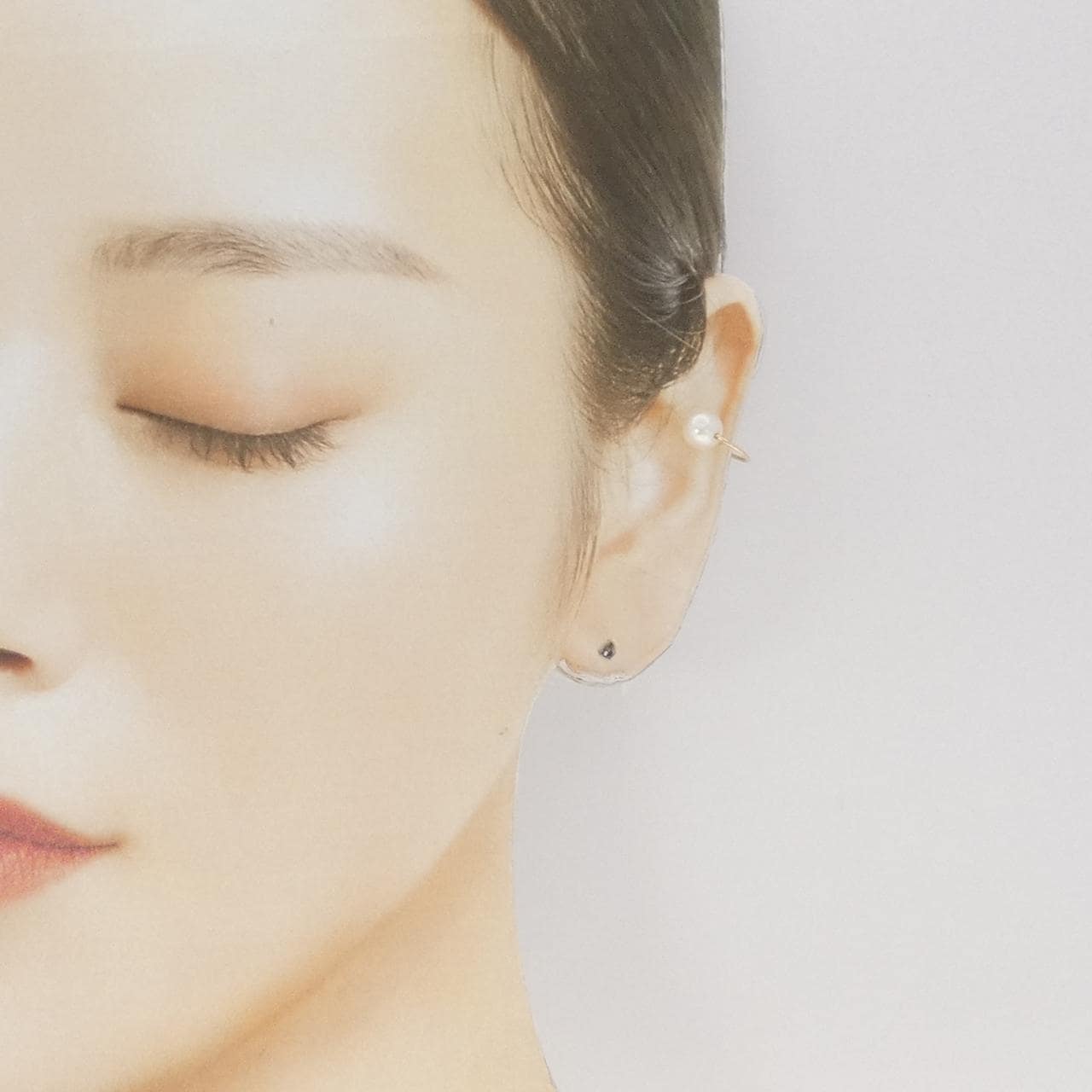 サマンサティアラ 淡水パール イヤーカフ 6mm