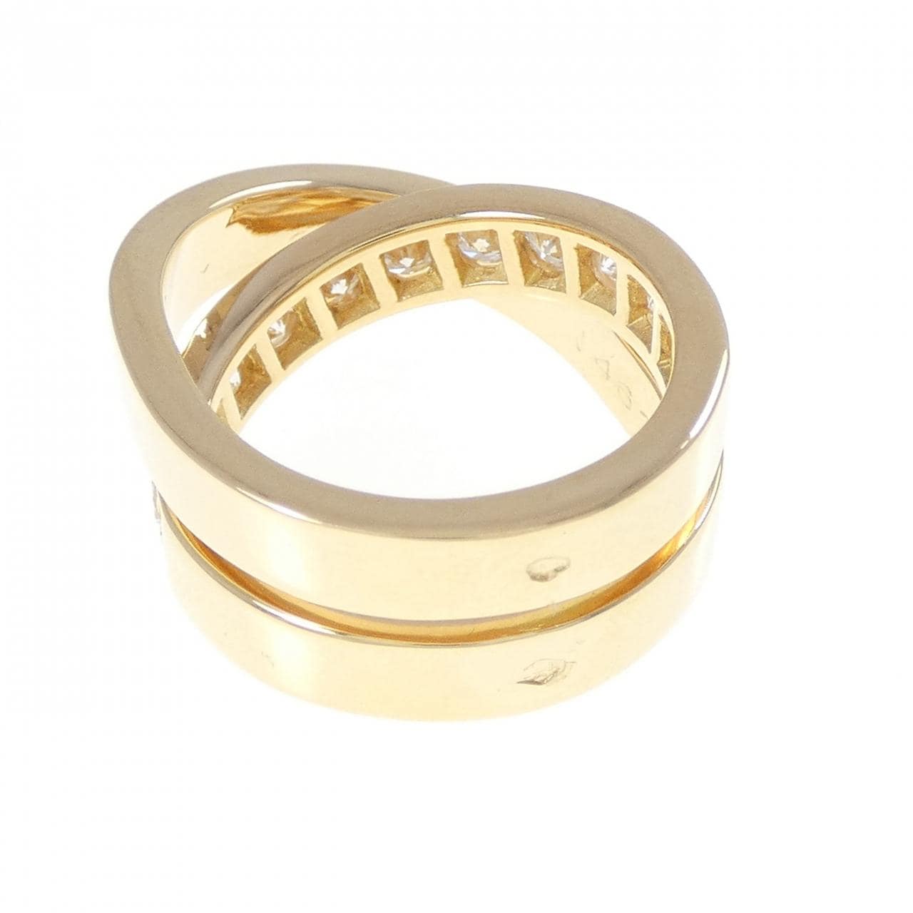 カルティエ パリ ハーフダイヤ リング