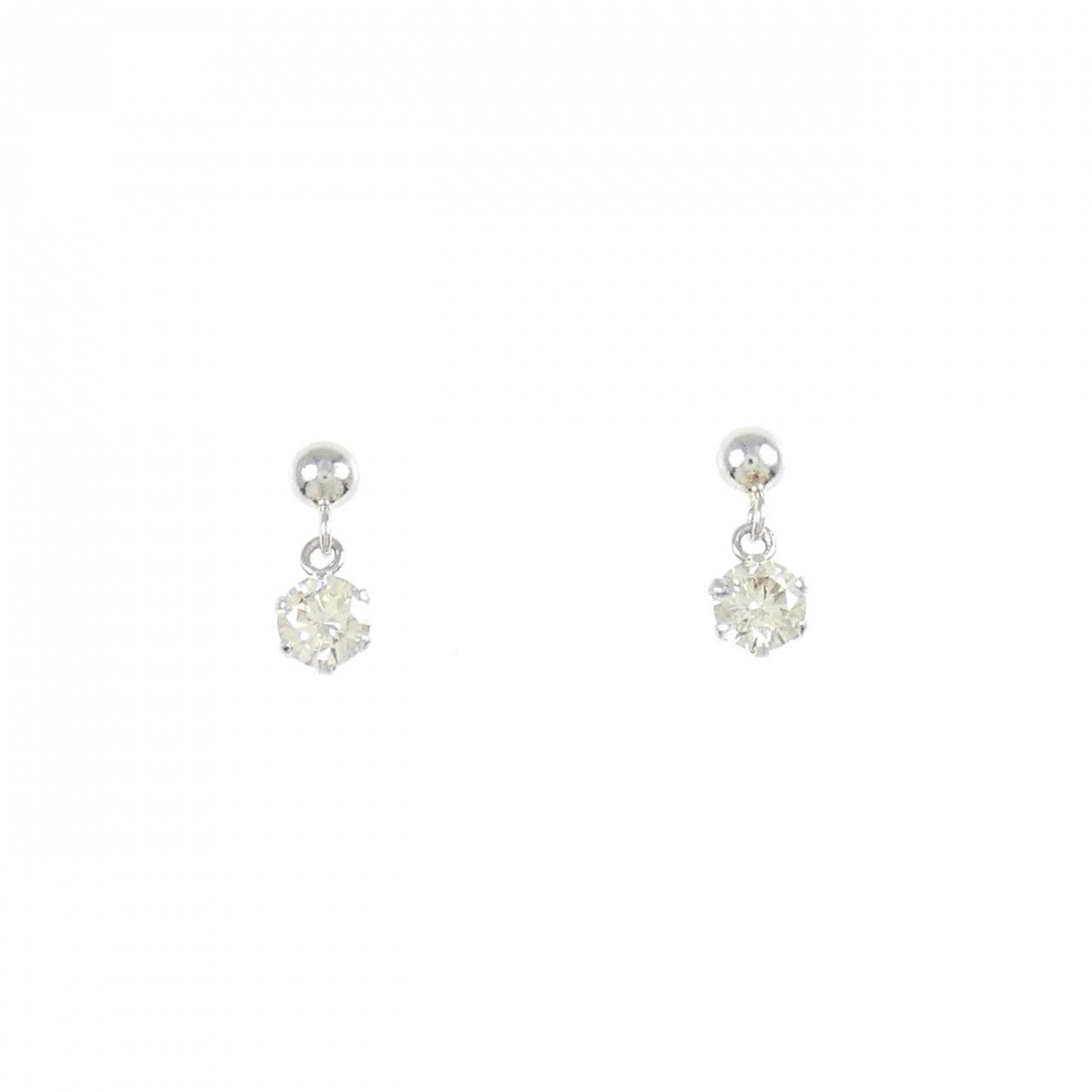 PT ダイヤモンド ピアス 0.30CT