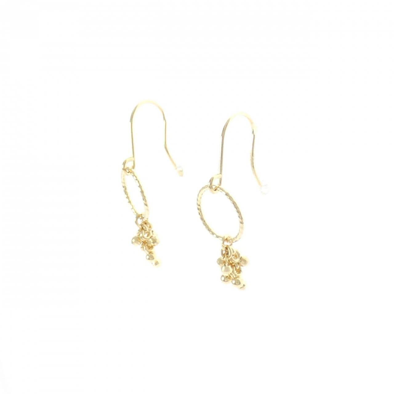 K18YG earrings